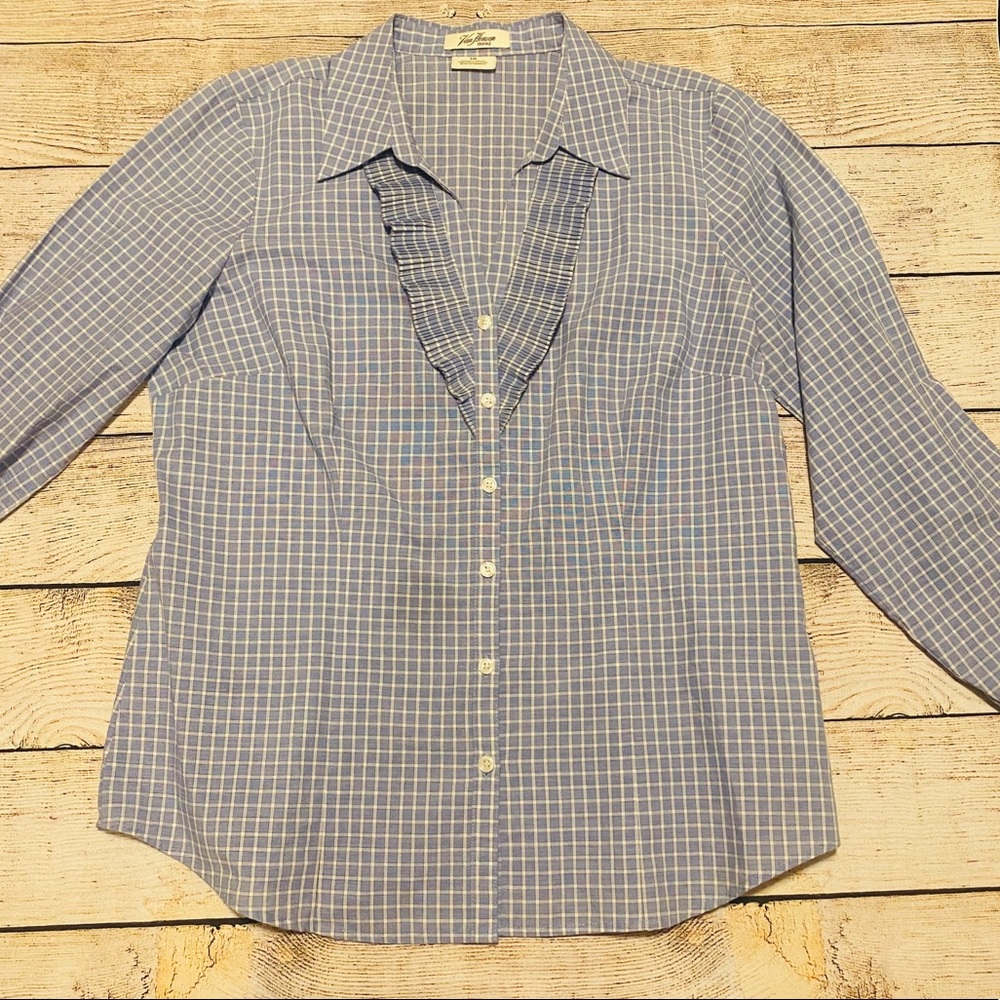 Vanheusen Gingham Button Down - image 6